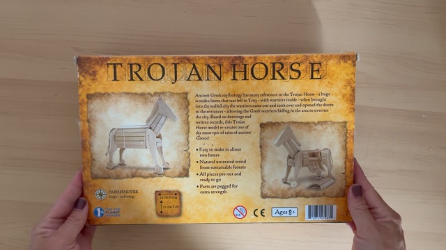 Amazon.com: PATHFINDERS STEM Kit – Trojan Horse Model | DIY Wooden